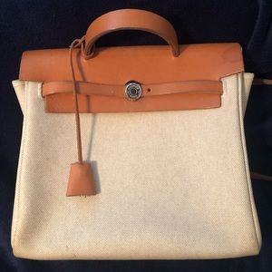 Hermès herbag backpack vintage